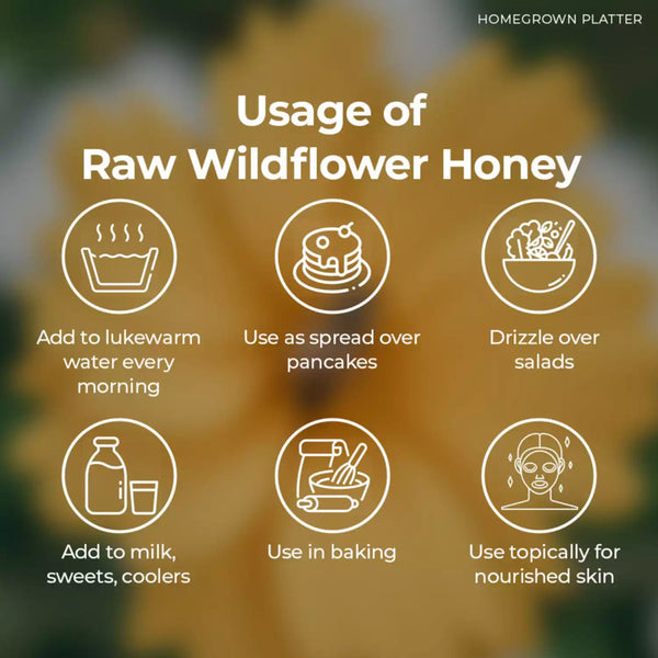 Raw Wildflower Honey | 500 g