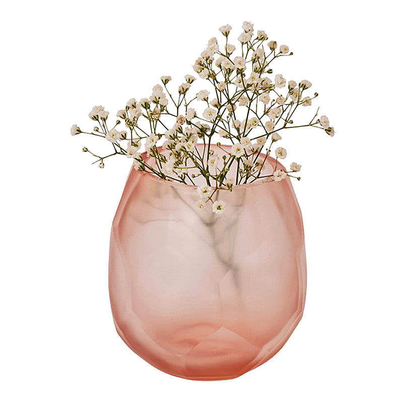 Flower Vase | Handblown Glass | Blush Pink