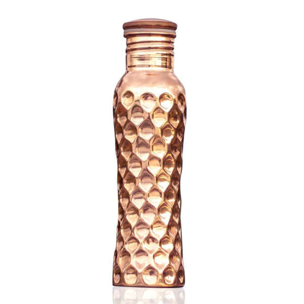 Vintage Copper Bottle by Sarveda 1 Litre Designed for Yoga 