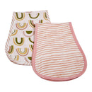 Burp Cloth for Baby | Organic Cotton Muslin & Natural Dyes | Set of 2