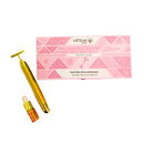 Face Roller & Elixir Oil | 24k Gold Vibrating Face Roller & Sculptor with Elixir Oil