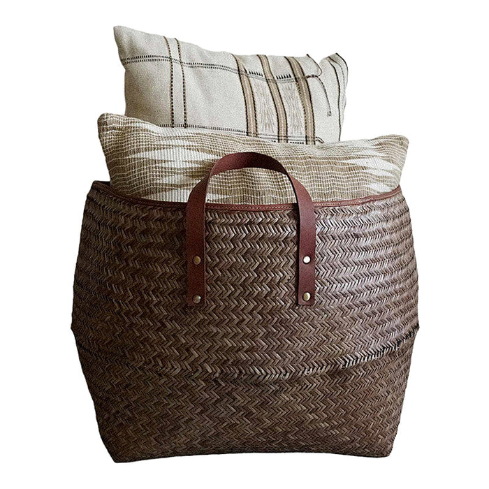 Vegan Leather Basket | Big