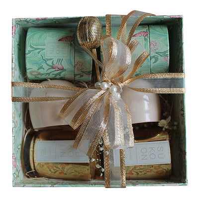 Diwali Gift Hampers | Corporate Gift Hamper | Green Tea | Scented Candle | Pack of 8