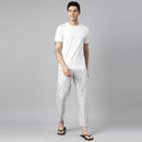 Pure Hemp Lounge Pants | Grey Striped