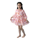 Birthday Dress | Cotton Dress for Girls | Pink & White