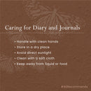 Journal Diary Notebook | Handmade Paper | 50 Pages.