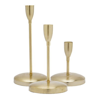 Metal Candle Stands | Set of 3