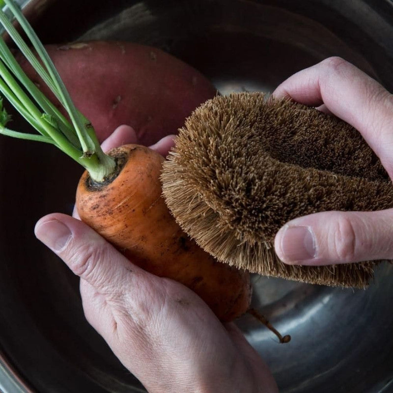 Vegetable Cleaning Coir Scrub | Beige