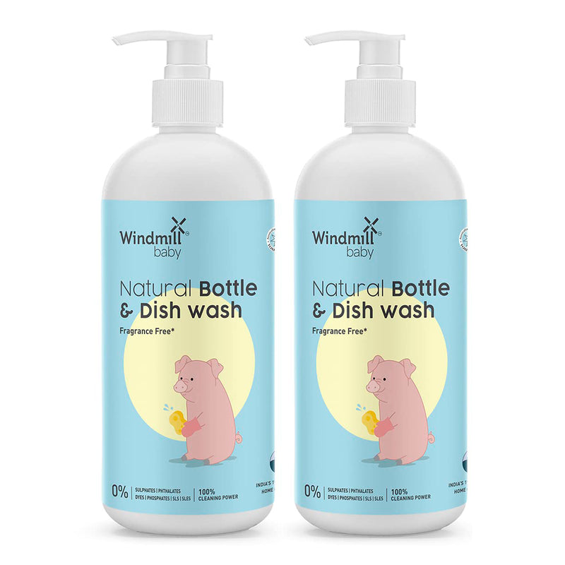 Natural Dishwash Liquid | 450 ml | Baby Safe | Set of 2