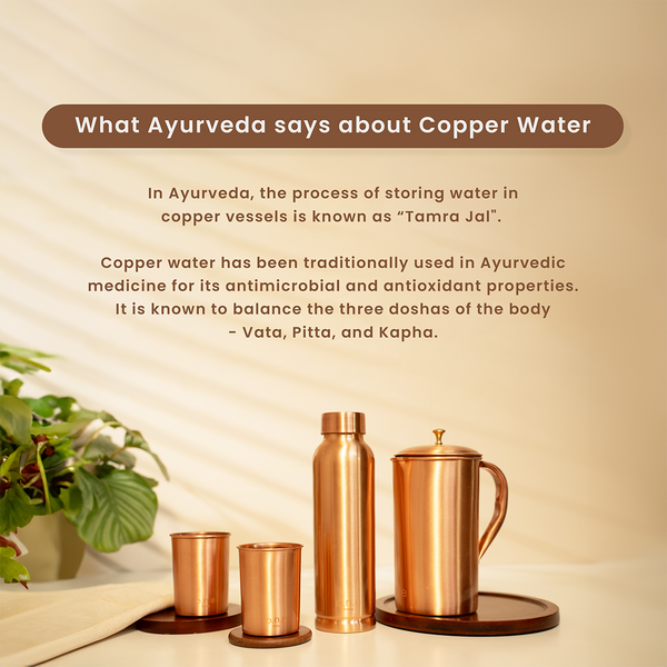 Pure Copper Jug with Lid | 1.5 L | Plain | Boosts Immunity.