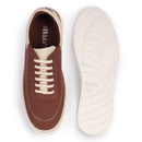 Paaduks Canvas Brown Sneakers for Men