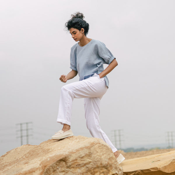 Linen Trouser for Women | White