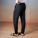 Black Linen Trouser Pants for Men