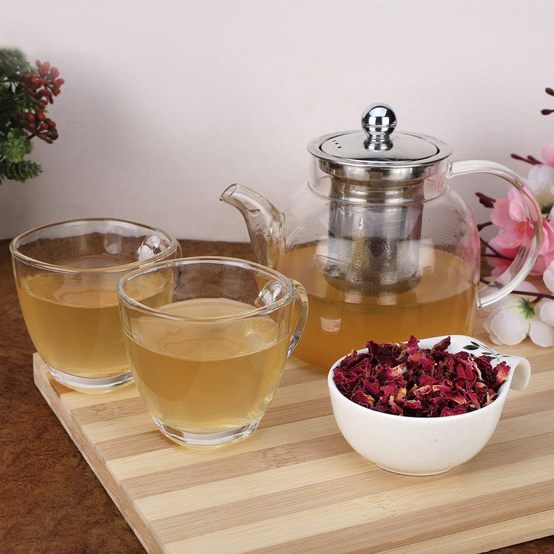 Rose Herbal Tea | Relax & High in Antioxidant | Hot Tea or Iced Tea | Relieves Stress | 25 g, 25 Cups