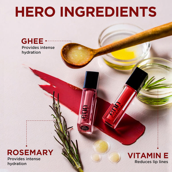 Semi-Matte Liquid Lipstick | Vitamin E & Rosemary | Sangria Red | 1.5 ml