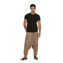 Cotton Harem Pants for Men | Blue & Brown | Pack of 2 | Stripes