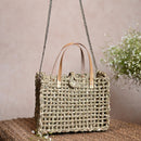 Mini Handbag for Women | Sabai Grass | Gold