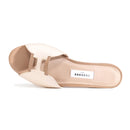 Ethically Sourced Leather Slides | Ivory & Nude