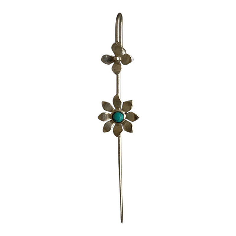 Sterling Silver Ear Cuff | Floral