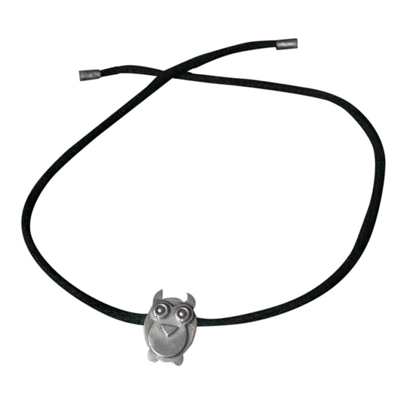 Sterling Silver Nazarbattu Anklet | Owl