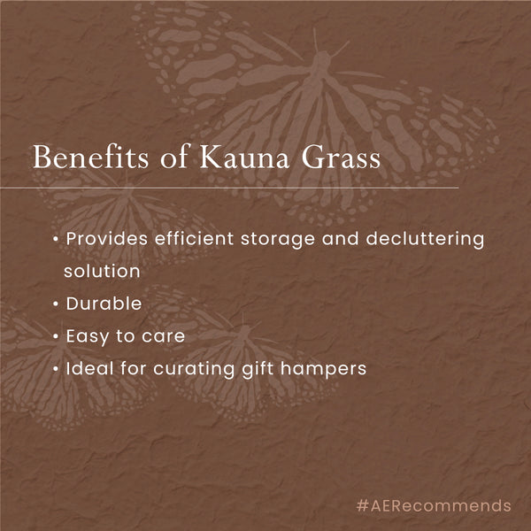 Kauna Grass Hamper Basket