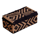 Metal & Jute Storage Box | Brown