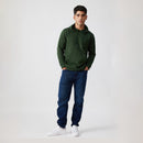 Cotton Hoodie Sweatshirt for Men | Forrest Green