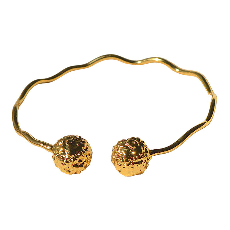 Rudraksh Bracelet | Adjustable | 24K Gold Plated