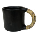 Black Stone Pottery Mug