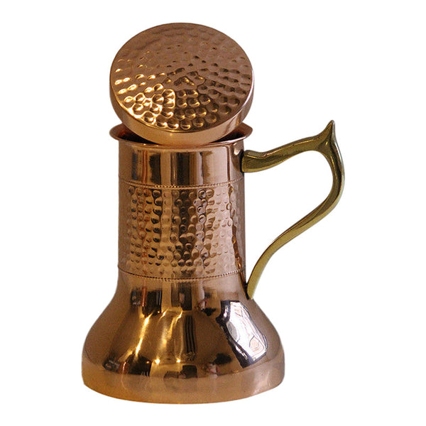 Copper Utensils | Copper Jug | Round Jug | 1.25 L