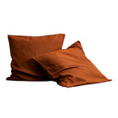 Pure Linen Cushion Covers | Cinnamon Brown | Set of 2