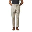 Cotton Linen Trousers | Smoky White