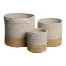 Jute Basket | Dual Tone | Brown & Beige