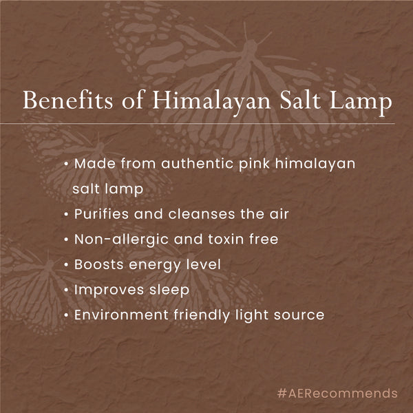 Himalayan Salt Lamp | Rock Shape | Pink