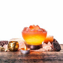 Himalayan Salt Lamp | Fire Bowl | Orange