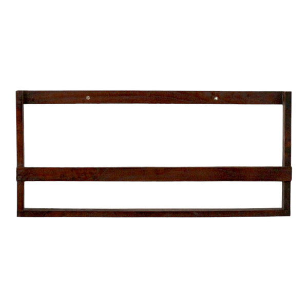 Wooden Shoe Rack | Wall Mounted | Brown