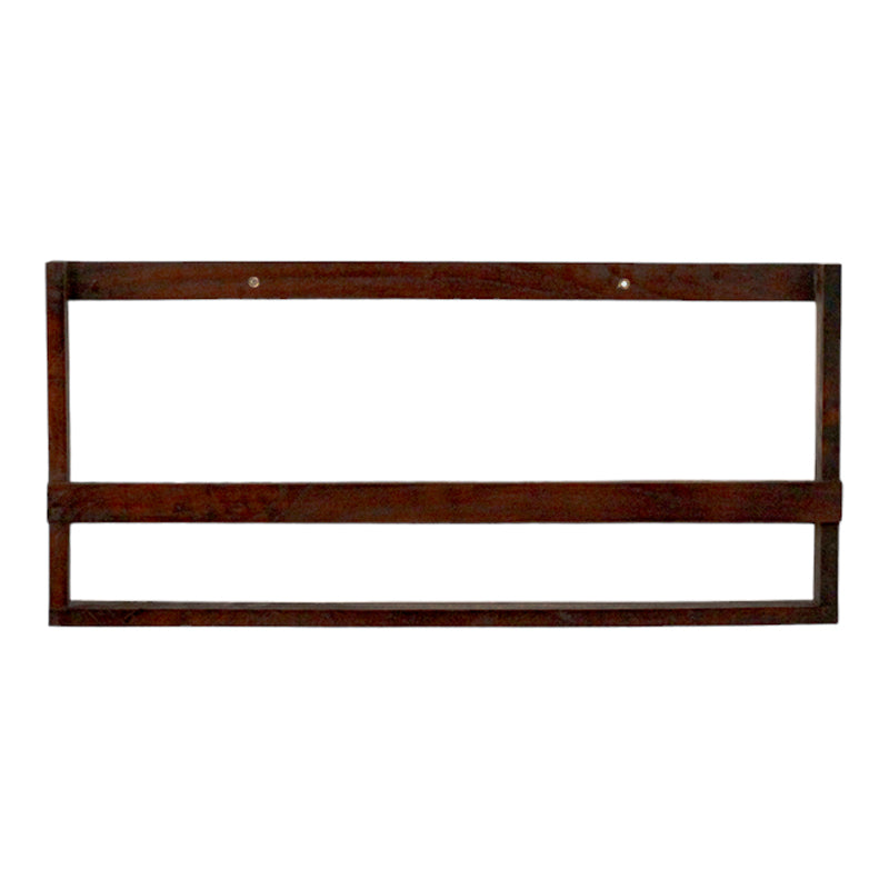 Wooden Shoe Rack | Wall Mounted | Brown