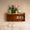 Sheesham Wood Home Bar Cabinet | Brown