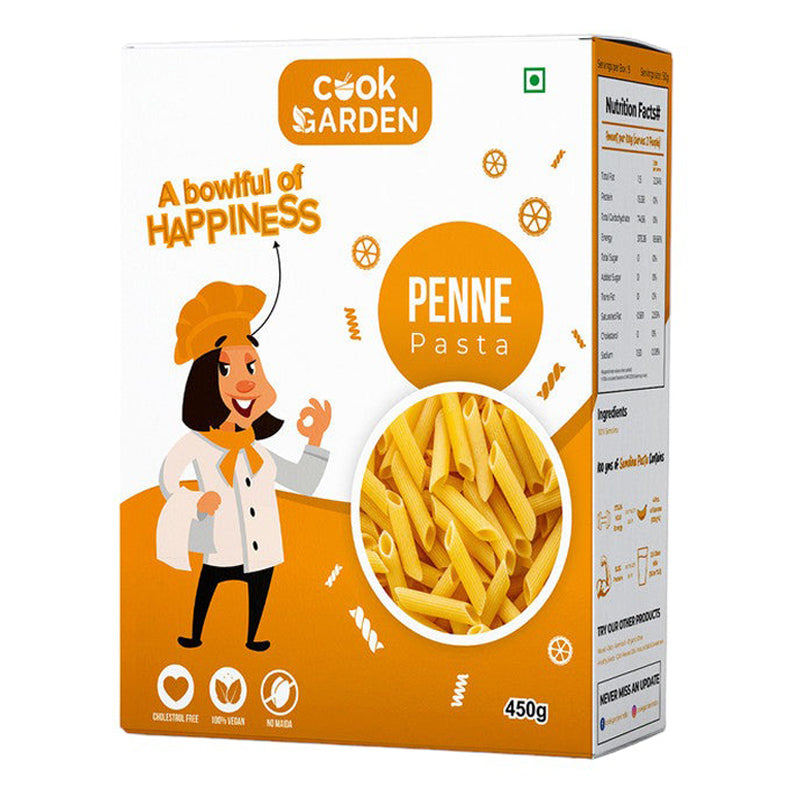 Penne Pasta | High Protein Healthy Diet | Maida Free & Cholesterol Free | 450 g