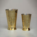 Brass Glass | Pital Glass | Hammered | Gold