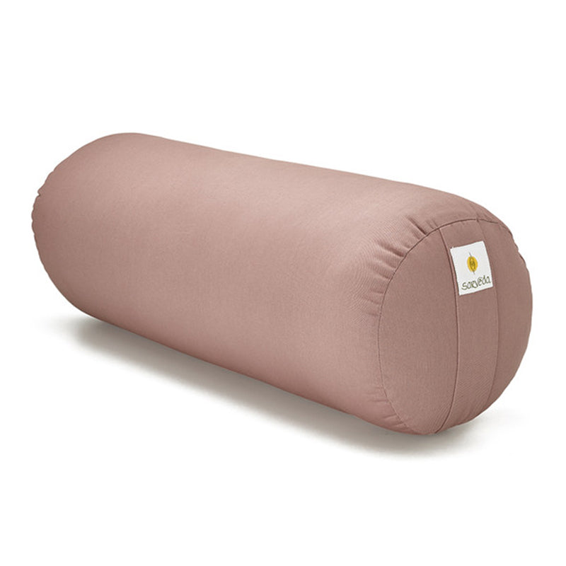 Cotton Yoga Bolster | Yoga Accessories | Rose Pink