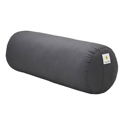 Cotton Yoga Bolster | Dark Grey