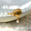 Rings for Women | Real Shell | 24K Gold Plated