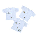 Cotton Baby Jablas | Premature Baby Clothes | Embroidered | Set of 3