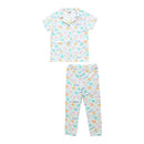 Night Suit for Kids | Organic Cotton | Printed | Blue