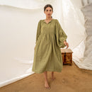 Summer Dress for Women | Linen | Green