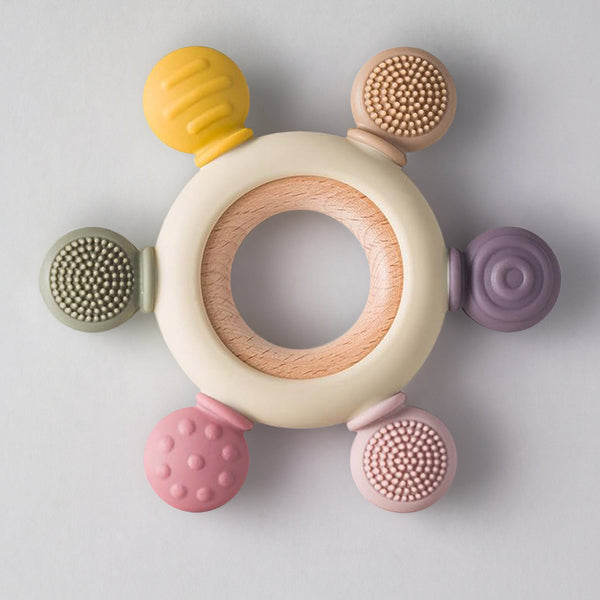 Wooden Baby Teether | Bpa Free