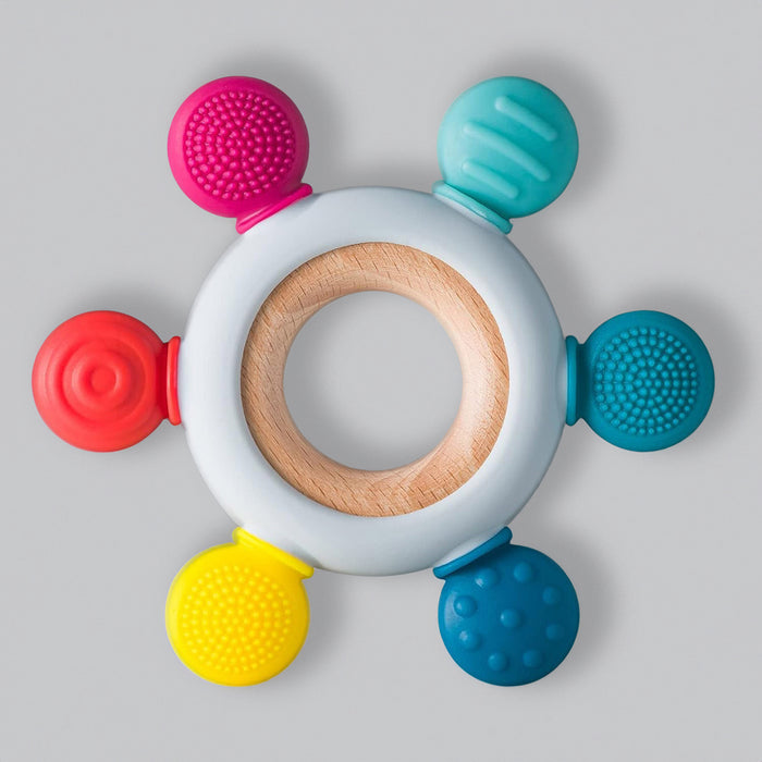 Wooden Baby Teether | Bpa Free