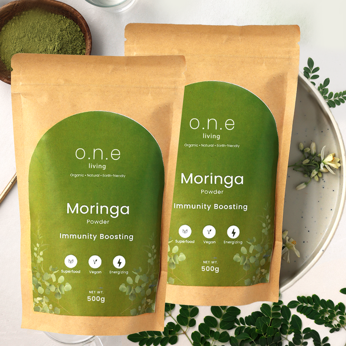 Natural Moringa Powder | 500 g | Immunity Boosting | Pack of 2