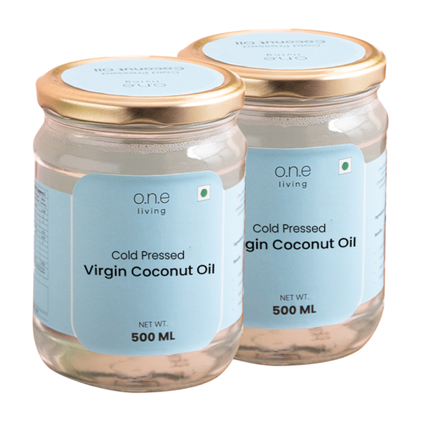 Virgin Coconut Oil | 500 ml | Pack of 2 | Cold Pressed | Unrefined